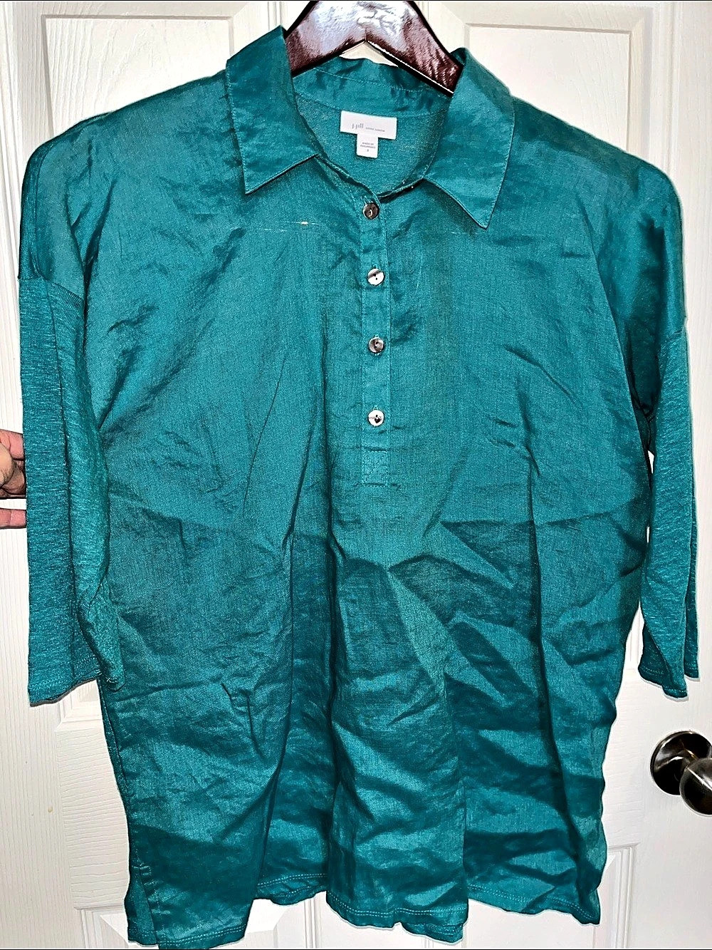 J. Jill Long Sleeve Button Down Shirt
